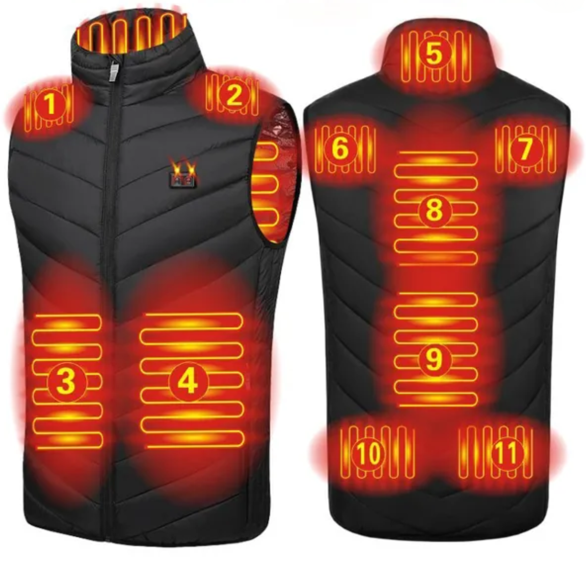 Ultimate Warmthđ„ThermoGemini USB Heated Vest + FREE Battery