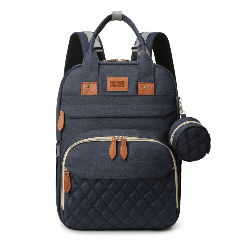Baby Portable Bed Diaper Bag Backpack Bassinet with Stroller Straps for Travel