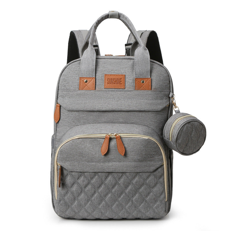 Baby Portable Bed Diaper Bag Backpack Bassinet with Stroller Straps for Travel