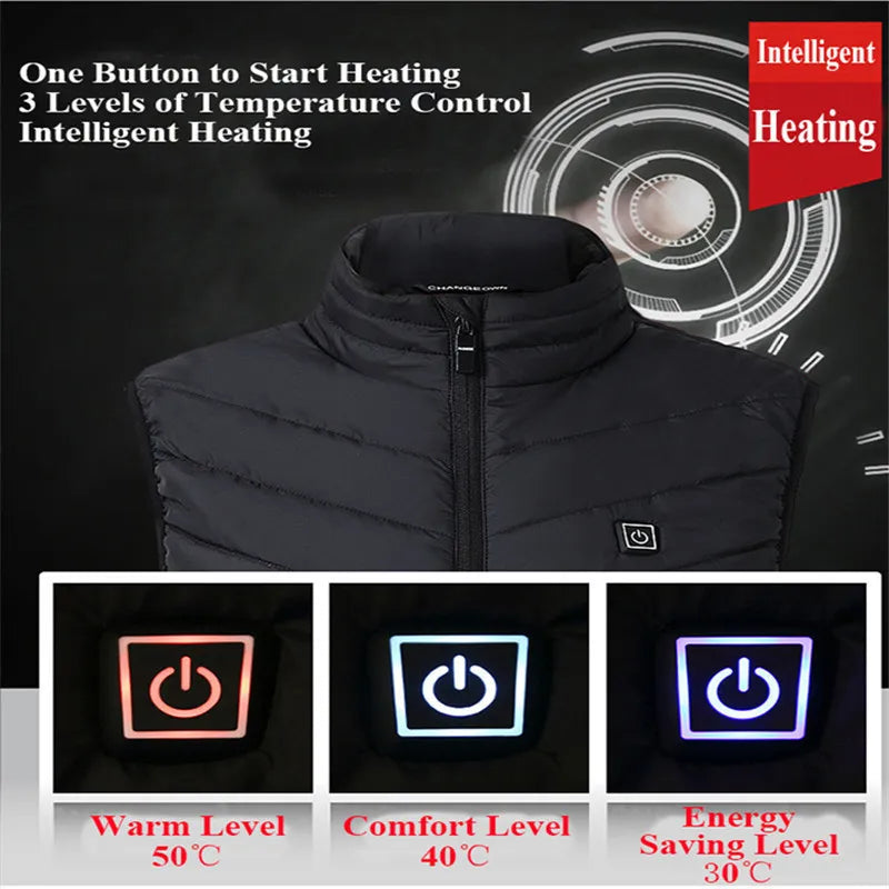 Ultimate Warmthđ„ThermoGemini USB Heated Vest + FREE Battery