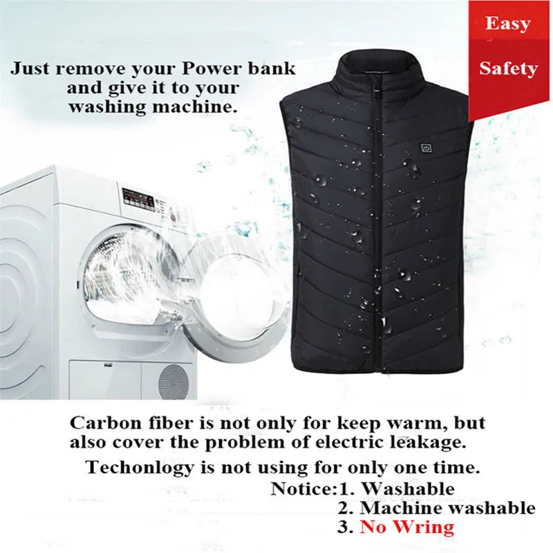 Ultimate Warmthđ„ThermoGemini USB Heated Vest + FREE Battery