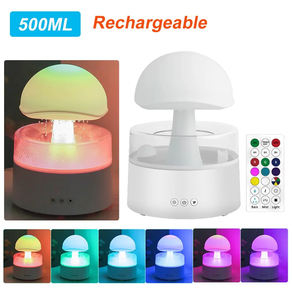 🍄 Raindrop Bliss™ Mushroom Humidifier Magic