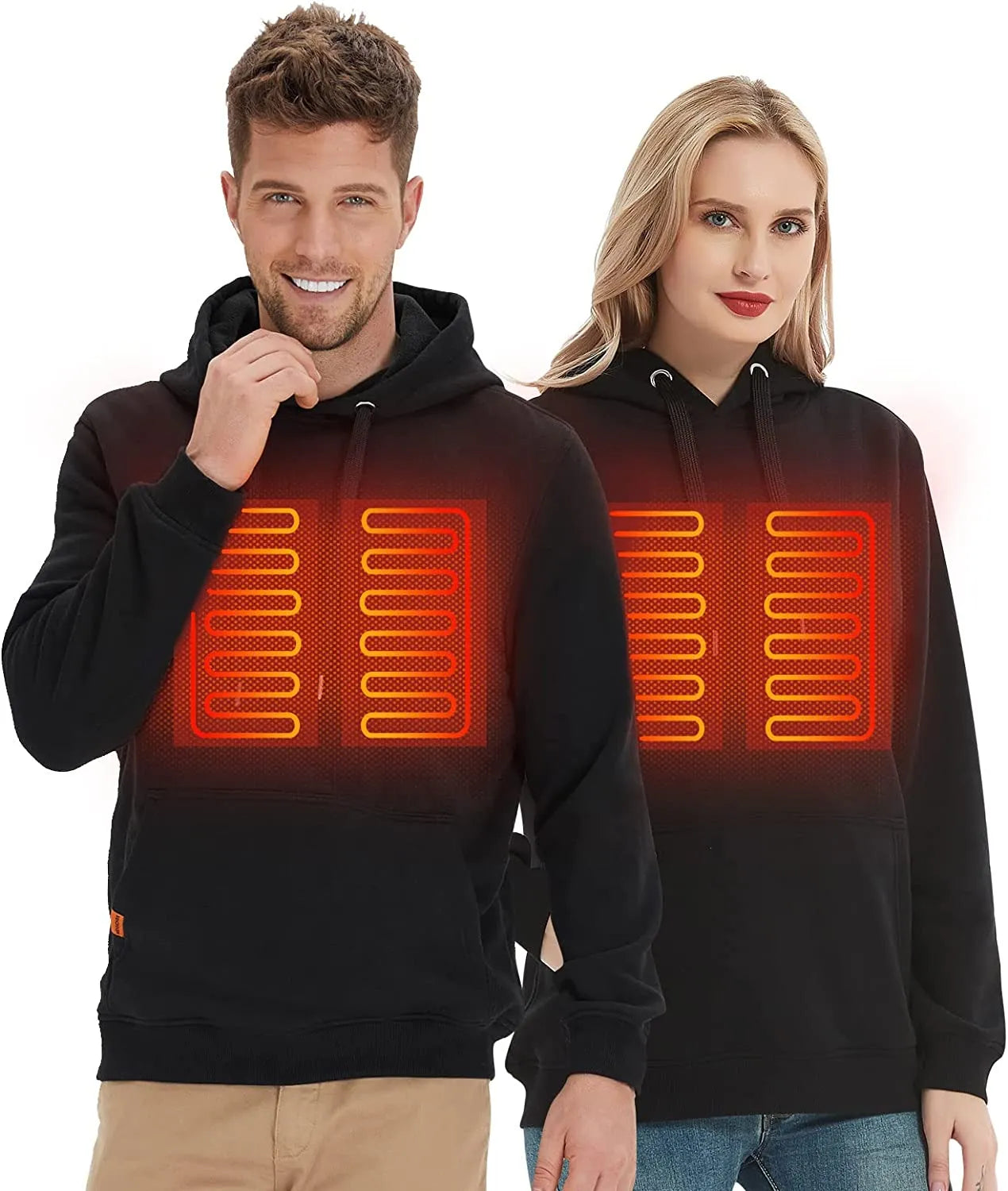 ThermoLux™ USB Smart Heated Hoodie + External Battery Power Bank