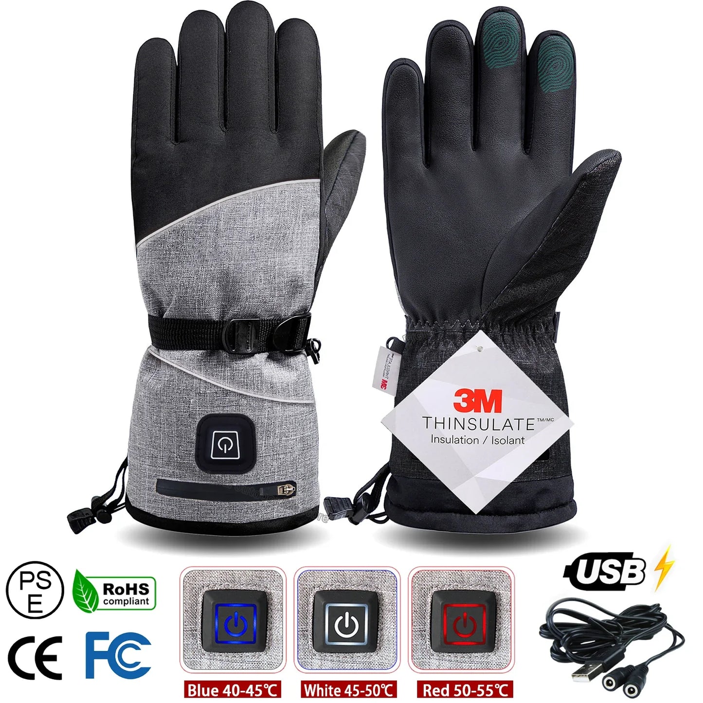 Toasty Touch™ Heated Gloves