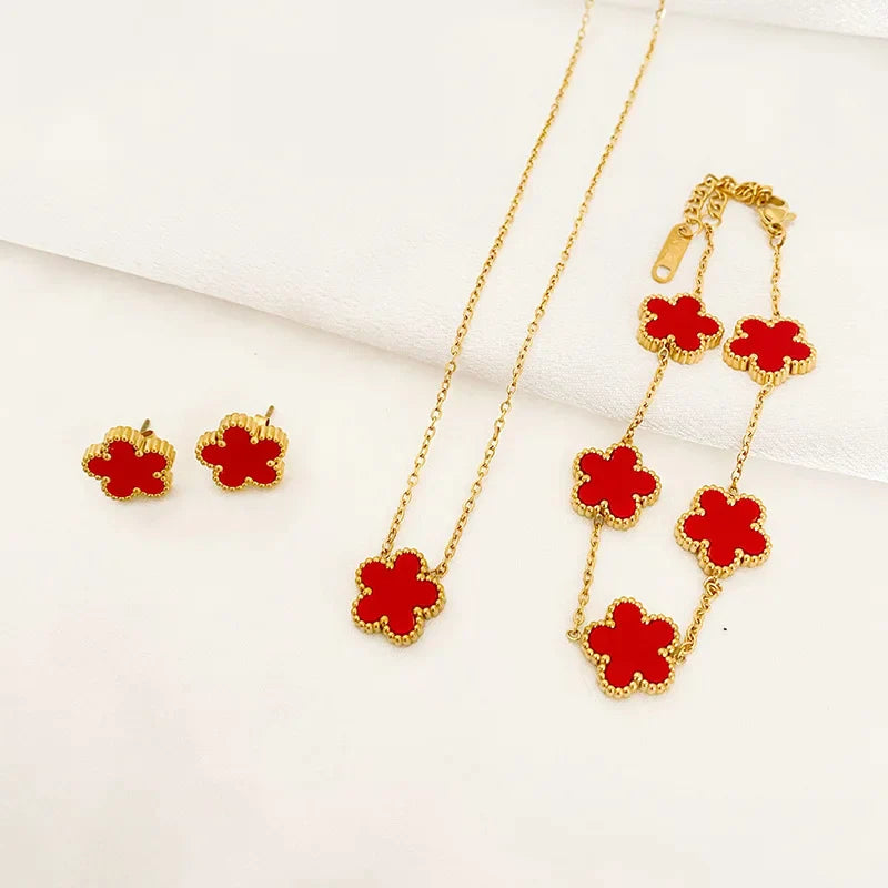 Clover Jewelry Ensemble
