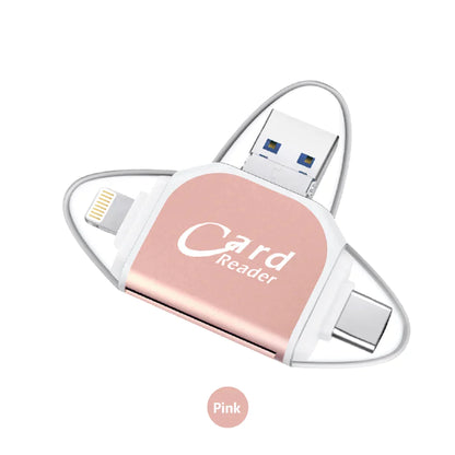 QuadPort Memory Hub™ - 4 in 1 Universal Card Reader