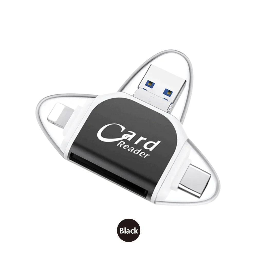 QuadPort Memory Hub™ - 4 in 1 Universal Card Reader