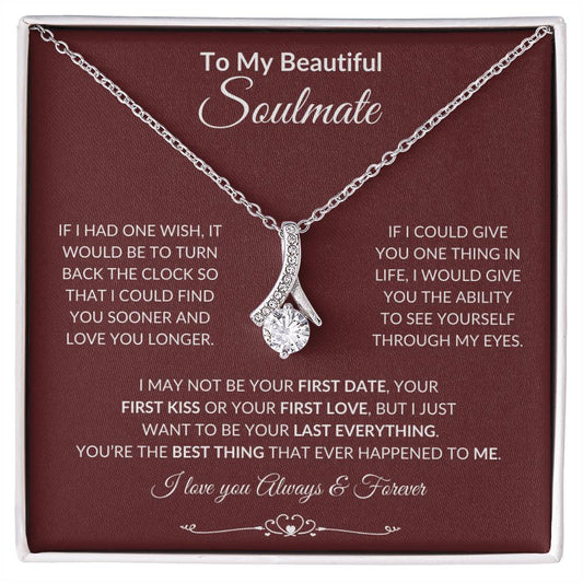 To My Beautiful Soulmate | Alluring Beauty Necklace